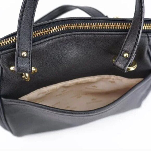 JUICY COUTURE Black Pebbled Leather Handbag - Picture 6 of 14